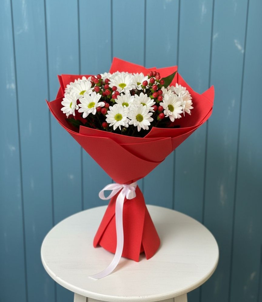 Букет цветов из: Хризантемы в Раменки