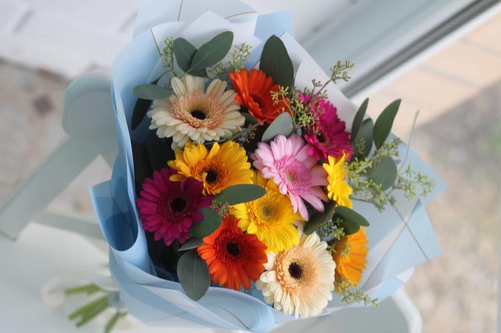 Букет цветов из: Герберы в Раменки