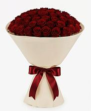 Букет 101 Бордовая роза Блэк Бакарра в Раменки