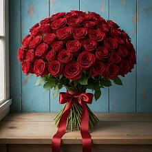 Букет Красные розы Блэк Меджик в Раменки