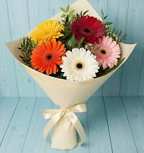 Букет цветов из:  Герберы в Раменки