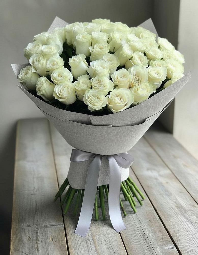 Букет 35 Белых роз в Раменки