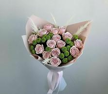 Букет цветов из:  Розы и Хризантемы в Раменки