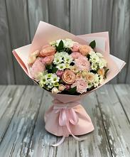 Букет цветов из:  Гвоздики, Розы и Хризантемы #REPLACE_PRED# Раменки