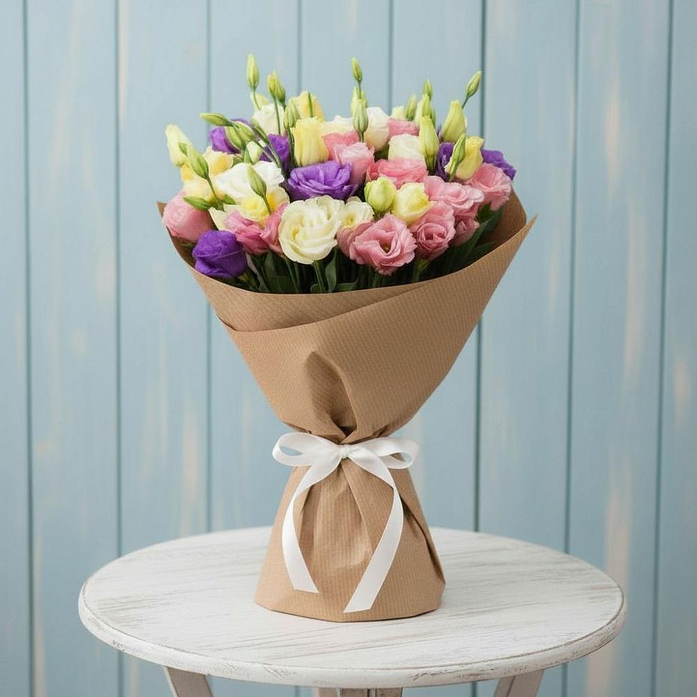 Букет цветов из: Лизиантусы в Раменки