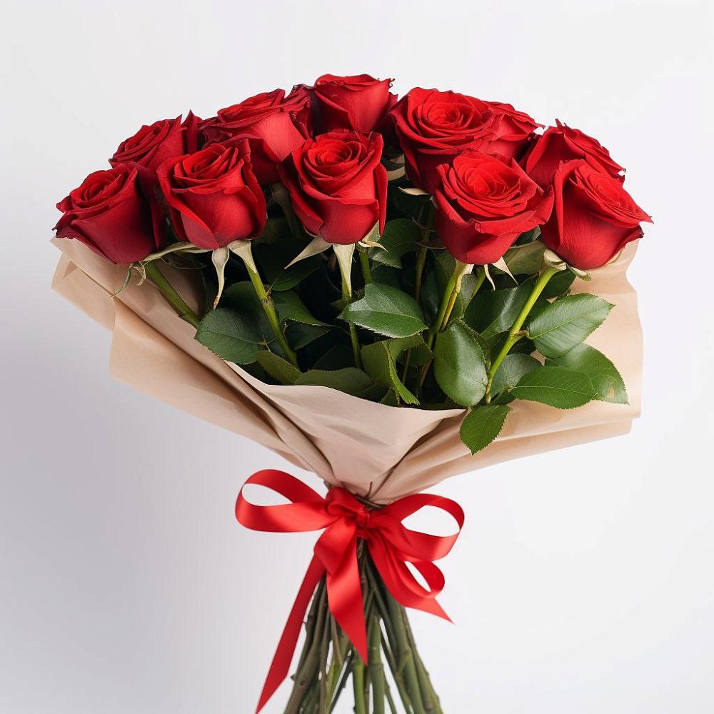 Букет 11 Красных роз Эдлесс Лав в Раменки