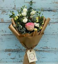 Букет цветов из:  Розы и Лизиантусы #REPLACE_PRED# Раменки